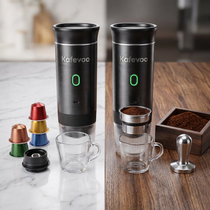 Kafevoo Nano Tragbare Espresso mit Akku