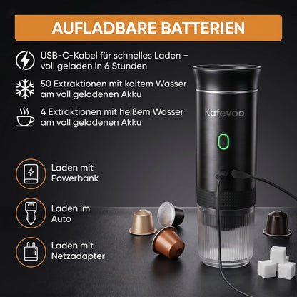 Kafevoo Nano Tragbare Espresso mit Akku